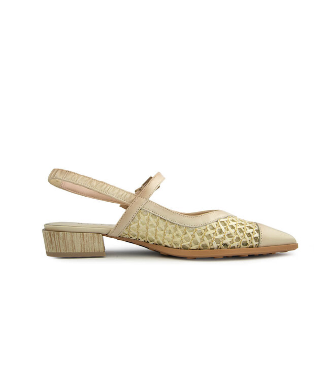Hispanitas Slingback Turn Soho Butter Marrakech Panna