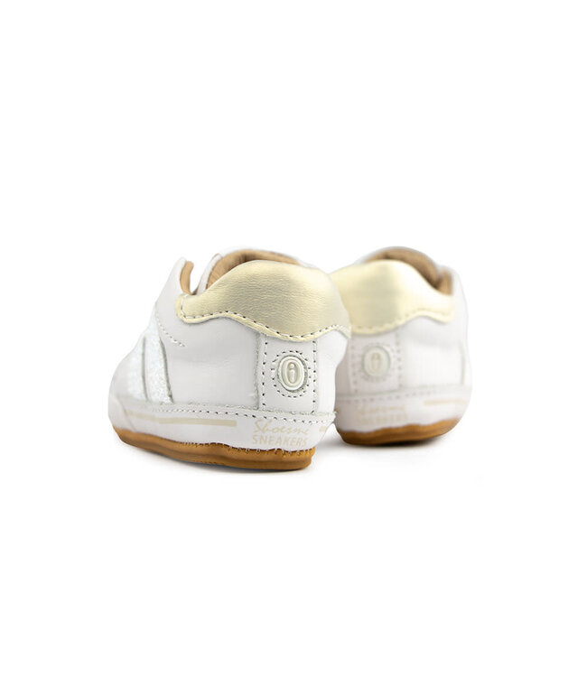 Shoesme Babyproof Sneaker White Gold