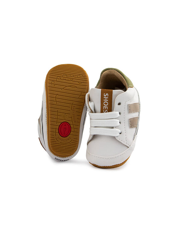 Shoesme Babyproof Sneaker White Taupe