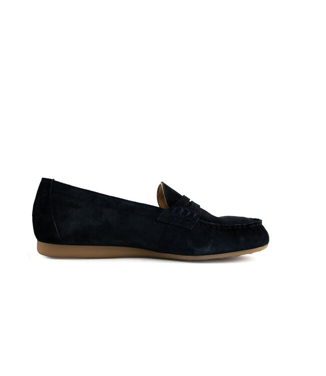Paul Green Mocassin Loafer Blau Space Soft Suede