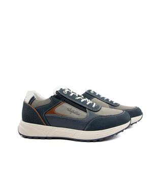 Australian Australian Sneaker Hawker Blue Grey Leather