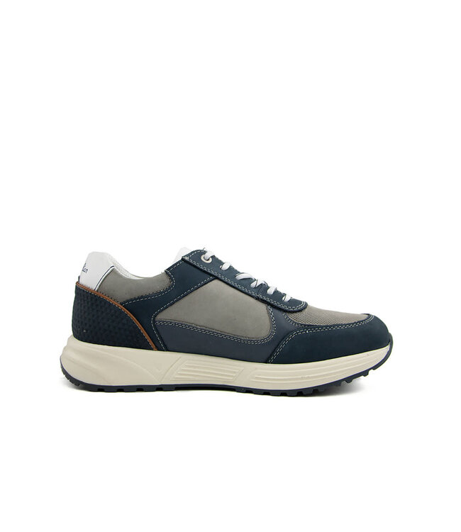 Australian Sneaker Hawker Blue Grey Leather