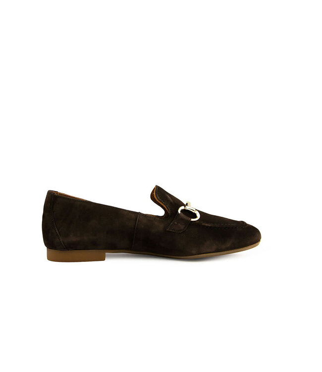 Paul Green Loafer Bit Braun Moro Samtziege