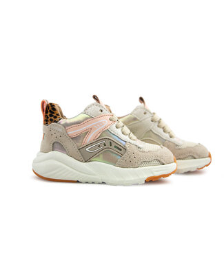 Shoesme Shoesme Lightweight Sneaker Beige Animal