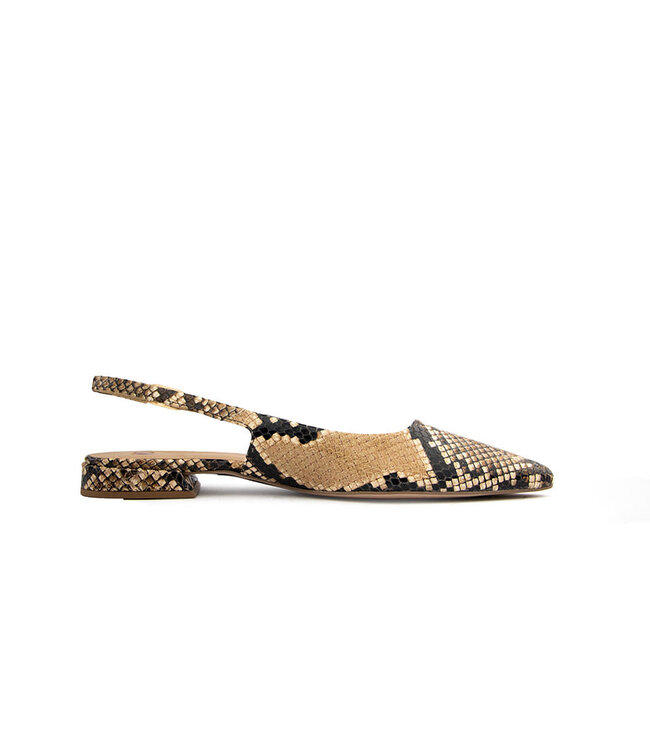 Högl Slingback Camel Snake