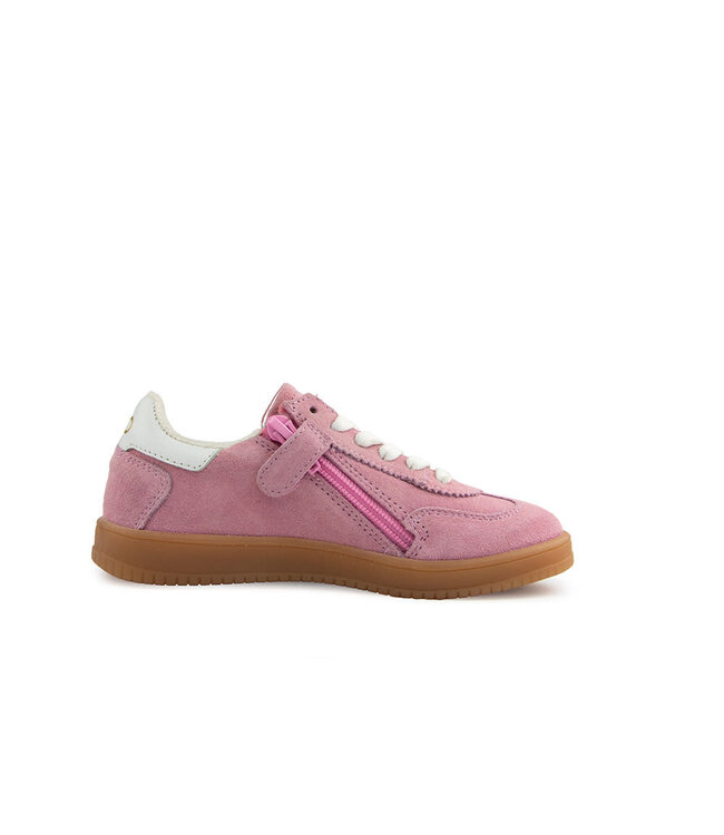 Hip Sneaker Roze Suede Combi