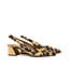 Högl Slingback Pump Camel Gold Leoprint