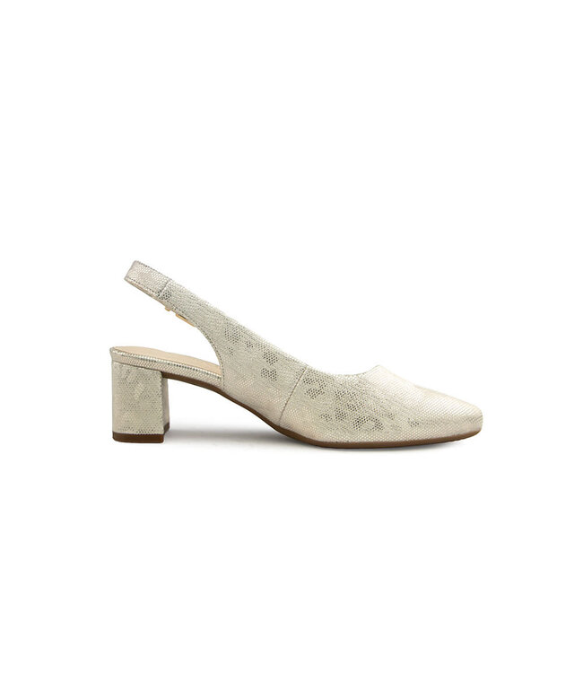 Gabor Slingback Platino Leo Metallic