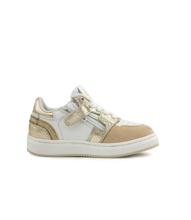 Pinocchio Sneaker Platina Wit Combi