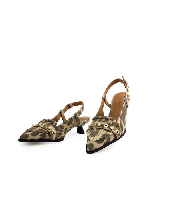 Via Vai Slingback Lea Aileen Giaguaro Brown