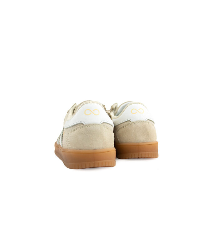 Hip Sneaker Beige Suede Combi