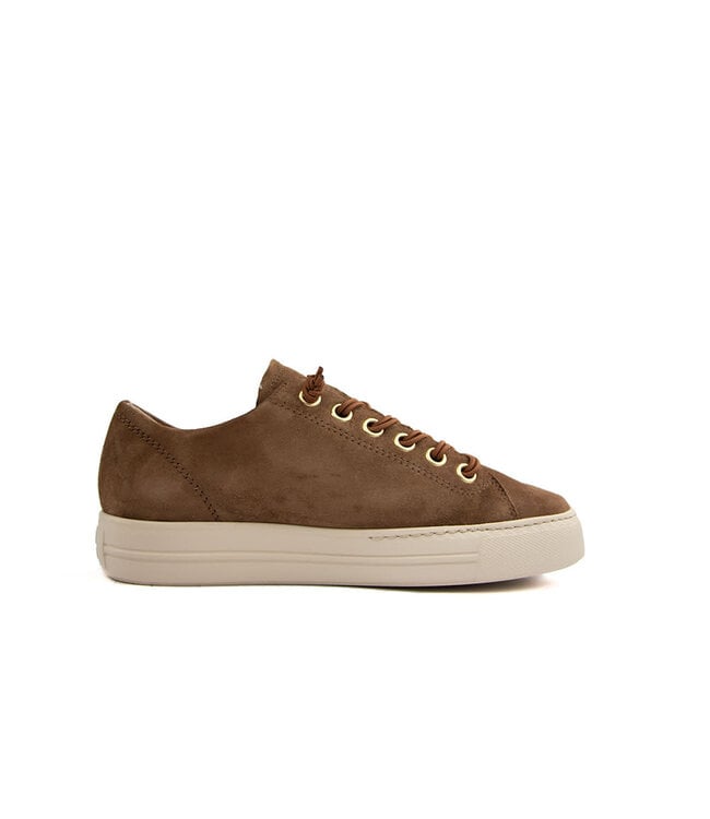 Paul Green Sneaker Samtziege Nut
