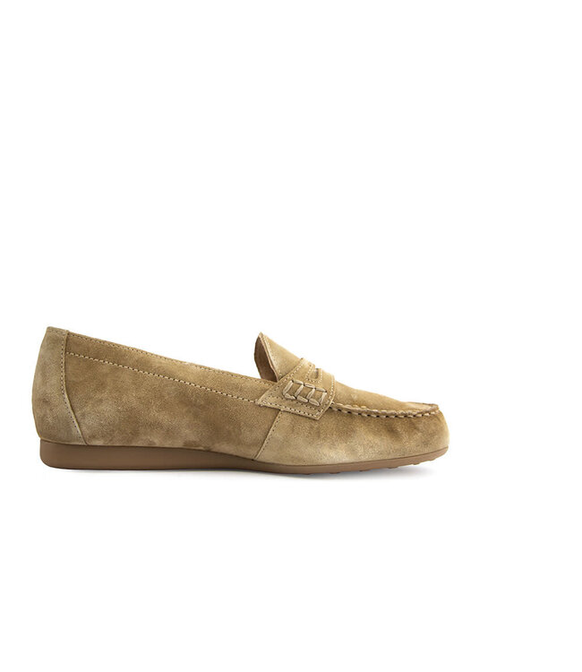 Paul Green Mocassin Loafer Beige Soft Suede