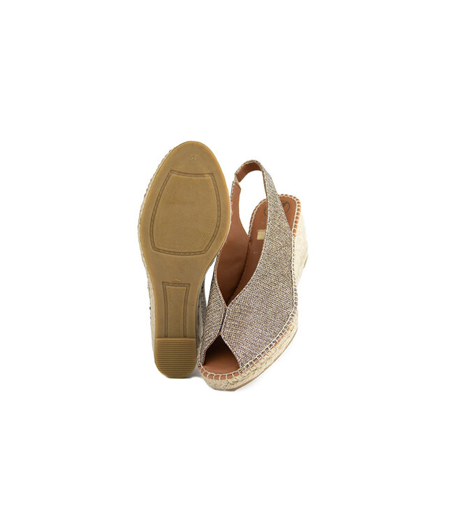 Viguera Espadrille Brillante Bronce