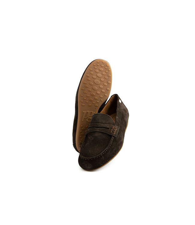 Paul Green Mocassin Loafer Braun Mocca Suede
