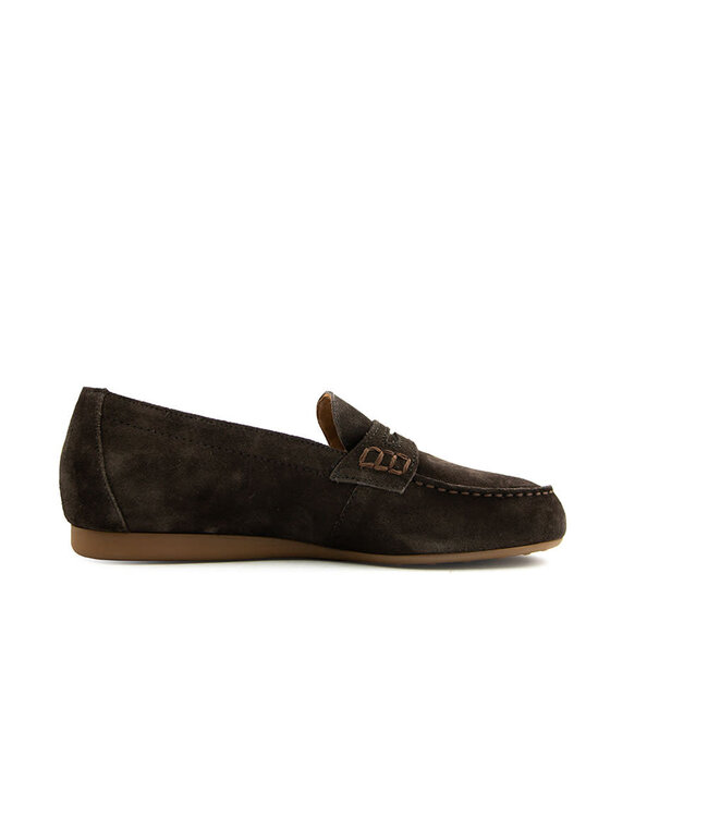 Paul Green Mocassin Loafer Braun Mocca Suede