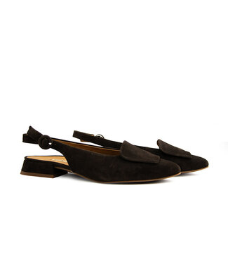 Paul Green Paul Green Slingback Braun Moro Samtziege