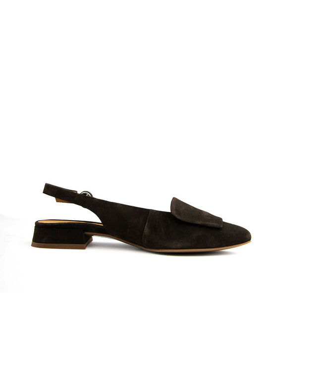 Paul Green Slingback Braun Moro Samtziege