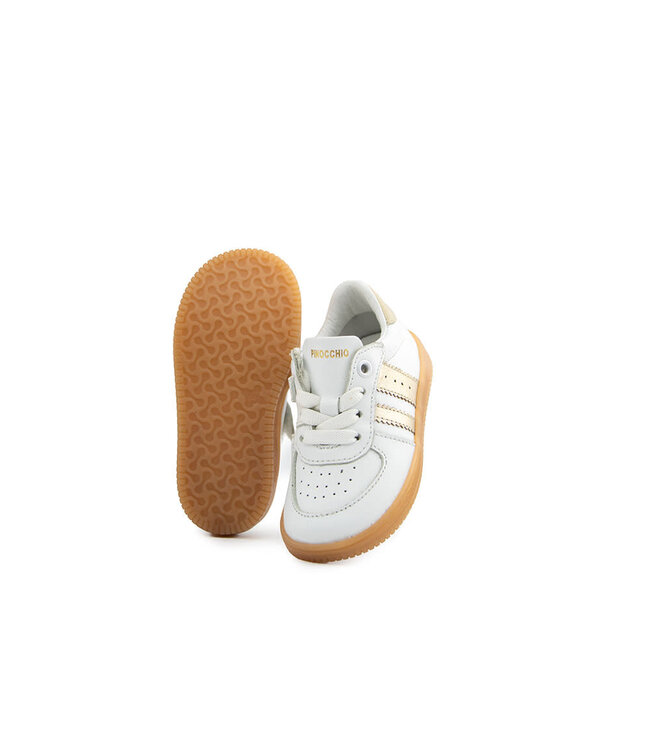 Pinocchio Sneaker White Gold Combi