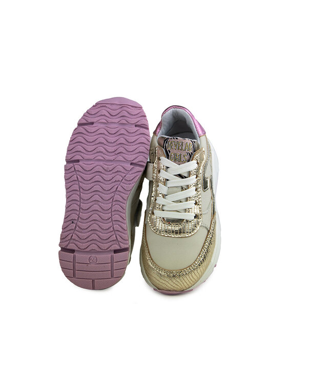 Develab Sneaker Gold Metallic Combi