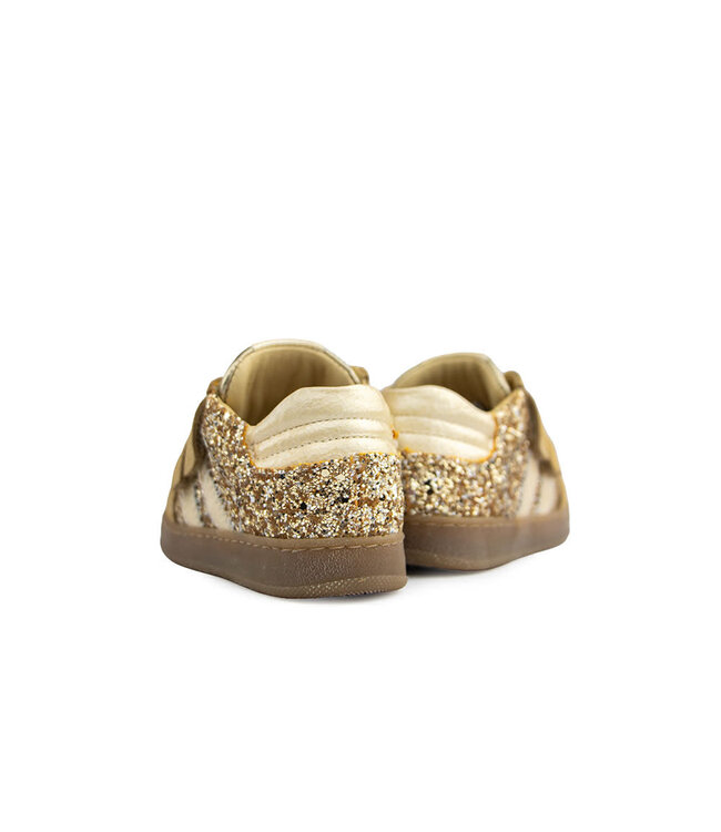 Clic Klittenband Sneaker Ambra Platino Glitter