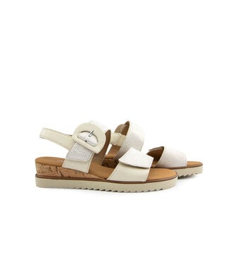 Gabor Gabor Sandaal Lizard Bianco Panna
