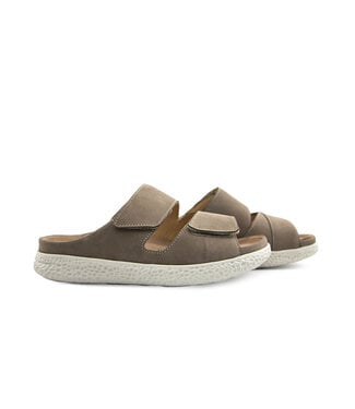 Hartjes Hartjes Slipper Groove Naturel Schlamm