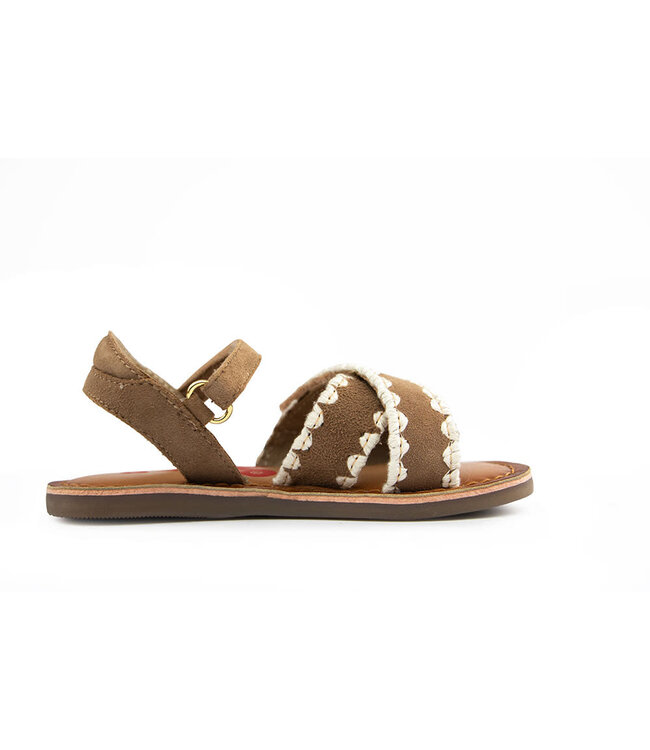 Shoesme Sandaal Taupe White