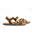 Shoesme Sandaal Brown Gold Combi