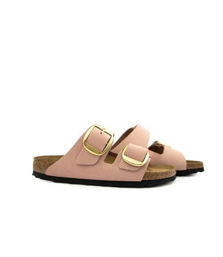 Birkenstock Birkenstock Arizona Big Buckle Nubuck Soft Pink Narrow