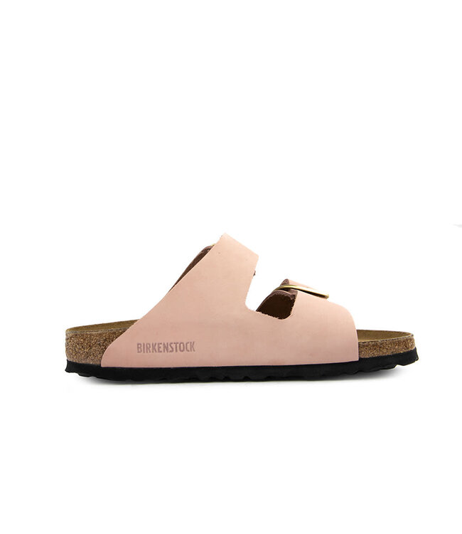 Birkenstock Arizona Big Buckle Nubuck Soft Pink Narrow