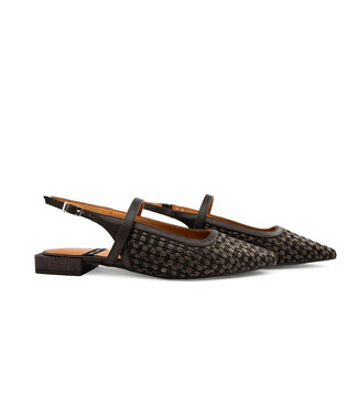 Ángel Alarcón Angel Alarcon Slingback Imelda Raffia Testa