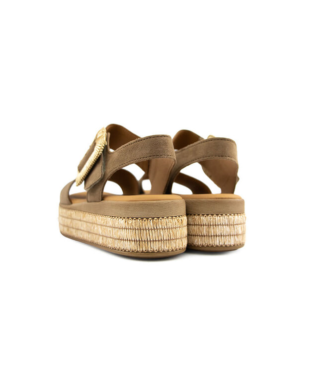 Gabor Sandaal Peanut Samtchevreau