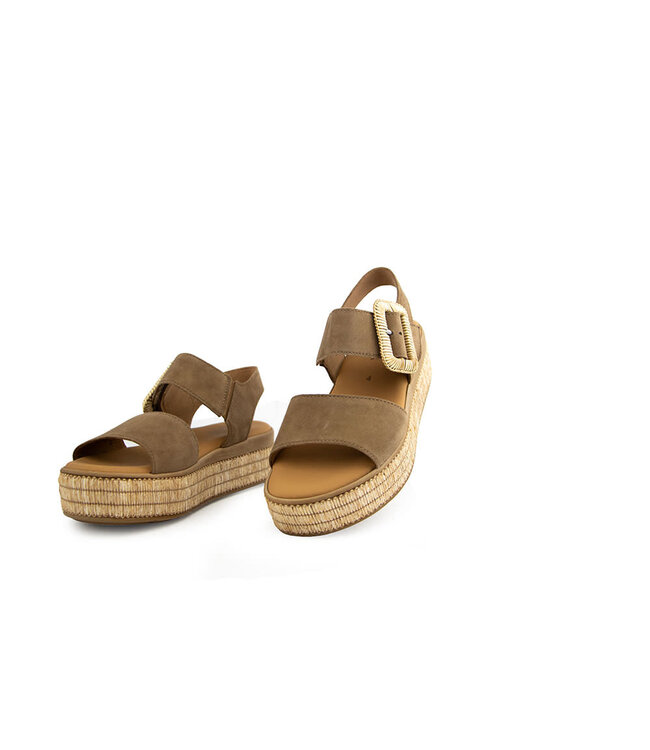 Gabor Sandaal Peanut Samtchevreau