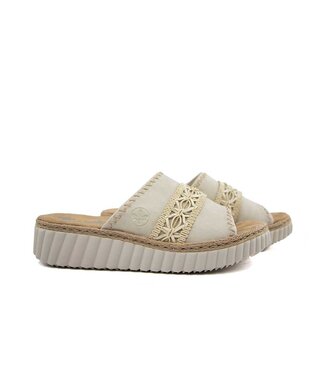 Rieker Rieker Slipper Creme Offwhite