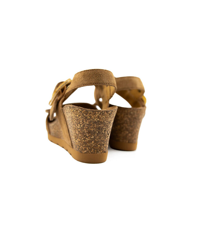 Panama Jack Sandaal Valle B1 Cuero Bark Velour