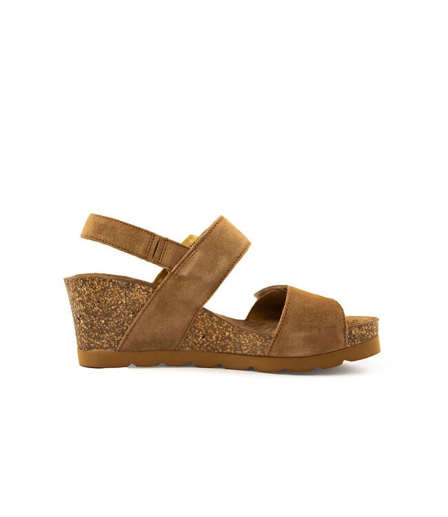 Panama Jack Sandaal Valle B1 Cuero Bark Velour