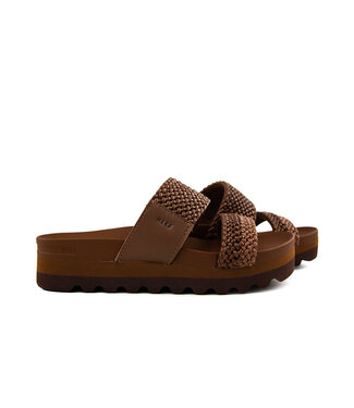 Reef Reef Cushio Vista Hi Chocolate Tan Braid
