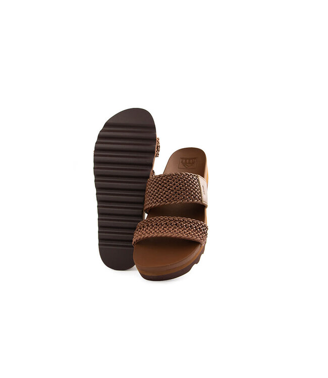 Reef Cushio Vista Hi Chocolate Tan Braid