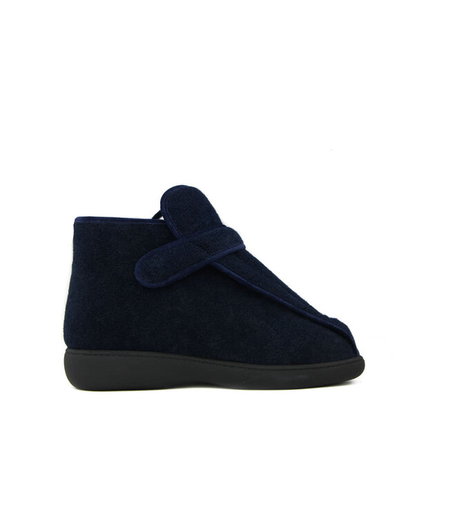Pulman Heren Pantoffels Klittenband Blauw