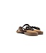 Lazamani Lena toe Slippers Small Studs Brown