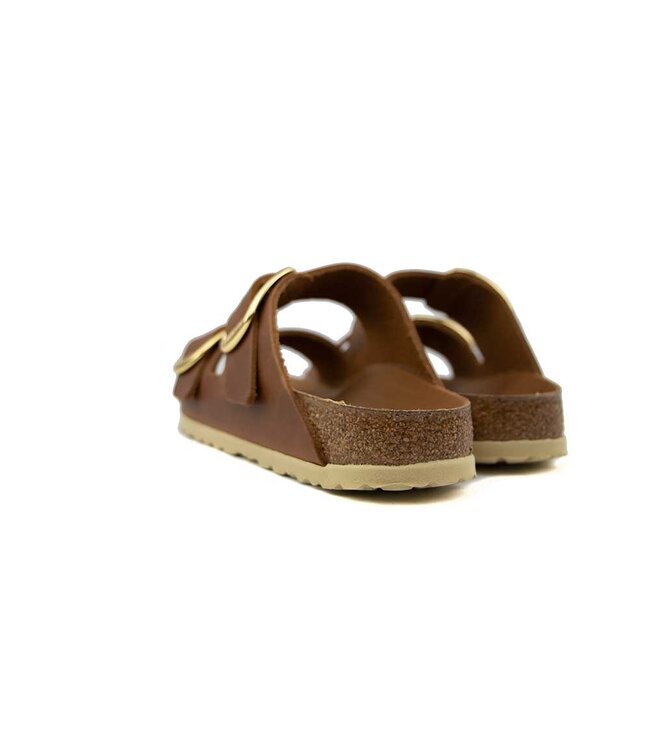 Birkenstock Arizona Big Buckle Oiled Leather Cognac Narrow