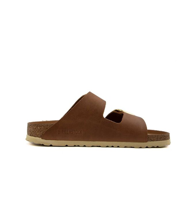 Birkenstock Arizona Big Buckle Oiled Leather Cognac Narrow