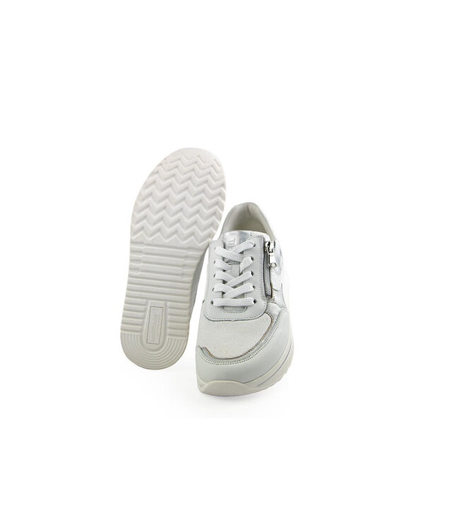 Waldlaufer Sneaker Luana Weiss Silber