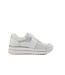 Waldlaufer Sneaker Luana Weiss Silber