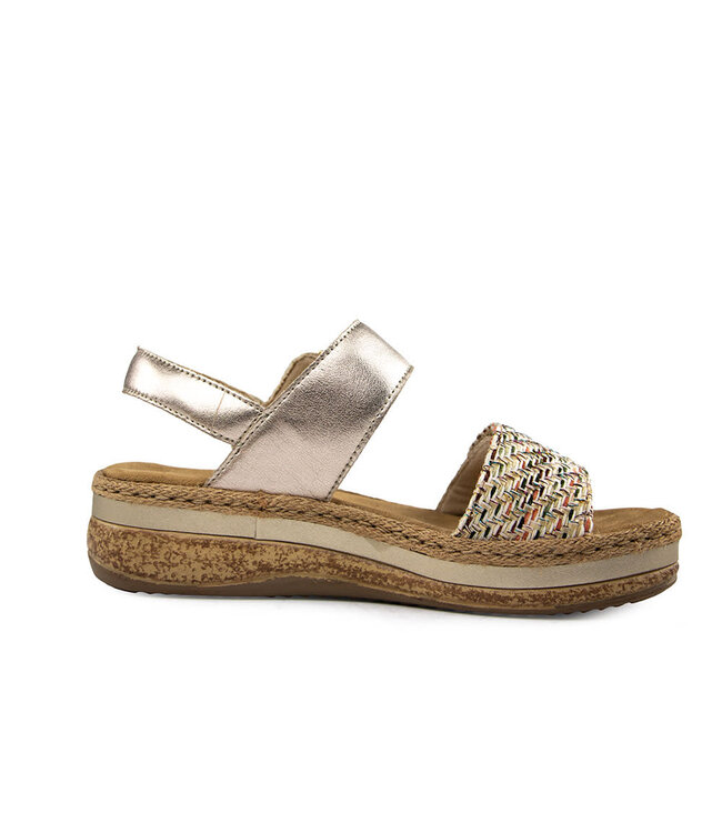 Rieker Sandaal Beige Lightbrass