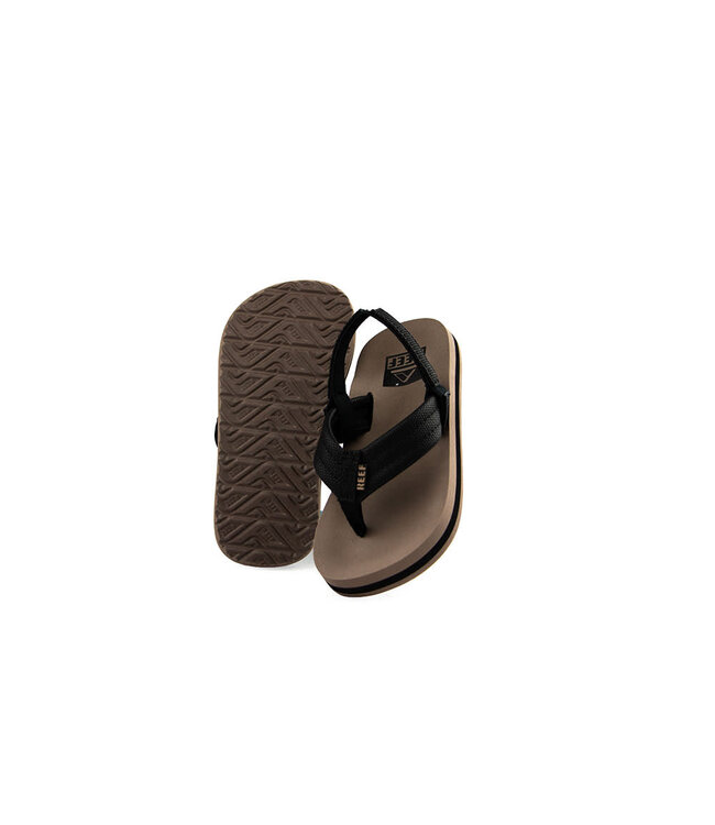 Reef Little Ahi Black Tan