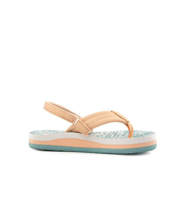 Reef Little Ahi Peach Blue Animal