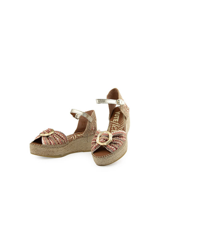 Viguera Espadrille Beige Combi
