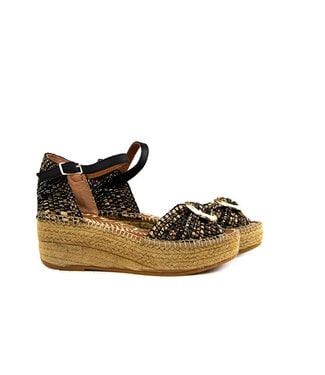 Viguera Viguera Espadrille Negro Combi